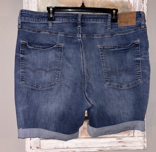 America Eagle NE(X)T LEVEL FLEX Distressed Shorts Sz 42 Cuffed - Picture 3 of 7
