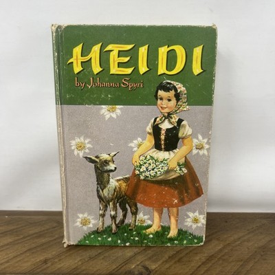 Heidi Johanna Spyri 1955 Whitman Books Hardcover Illustrated