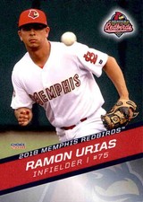 2018 Memphis Redbirds Choice #28 Ramon Urias Mexico MX - NM Baseball Card