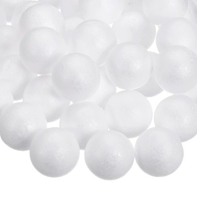 57 Pcs White Foam Balls 0.5 Inch Polystyrene Foam Ball for Crafts