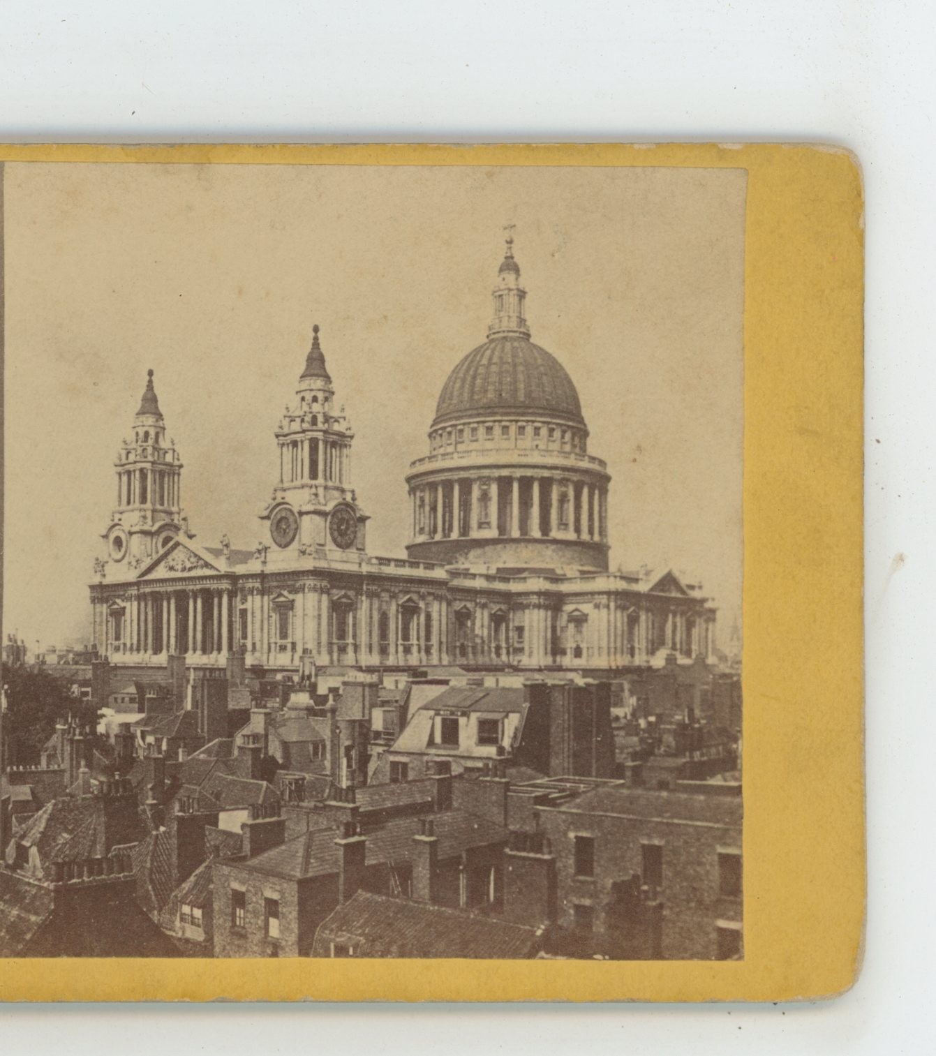 St Paul's Cathedral South West London England Stereoview