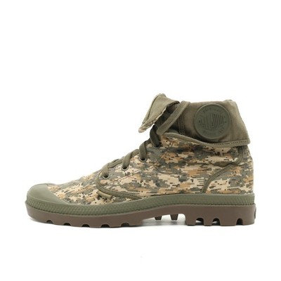 Palladium Herren Pampa Boots Grü Canvas High-Top Stiefel EU 41,5