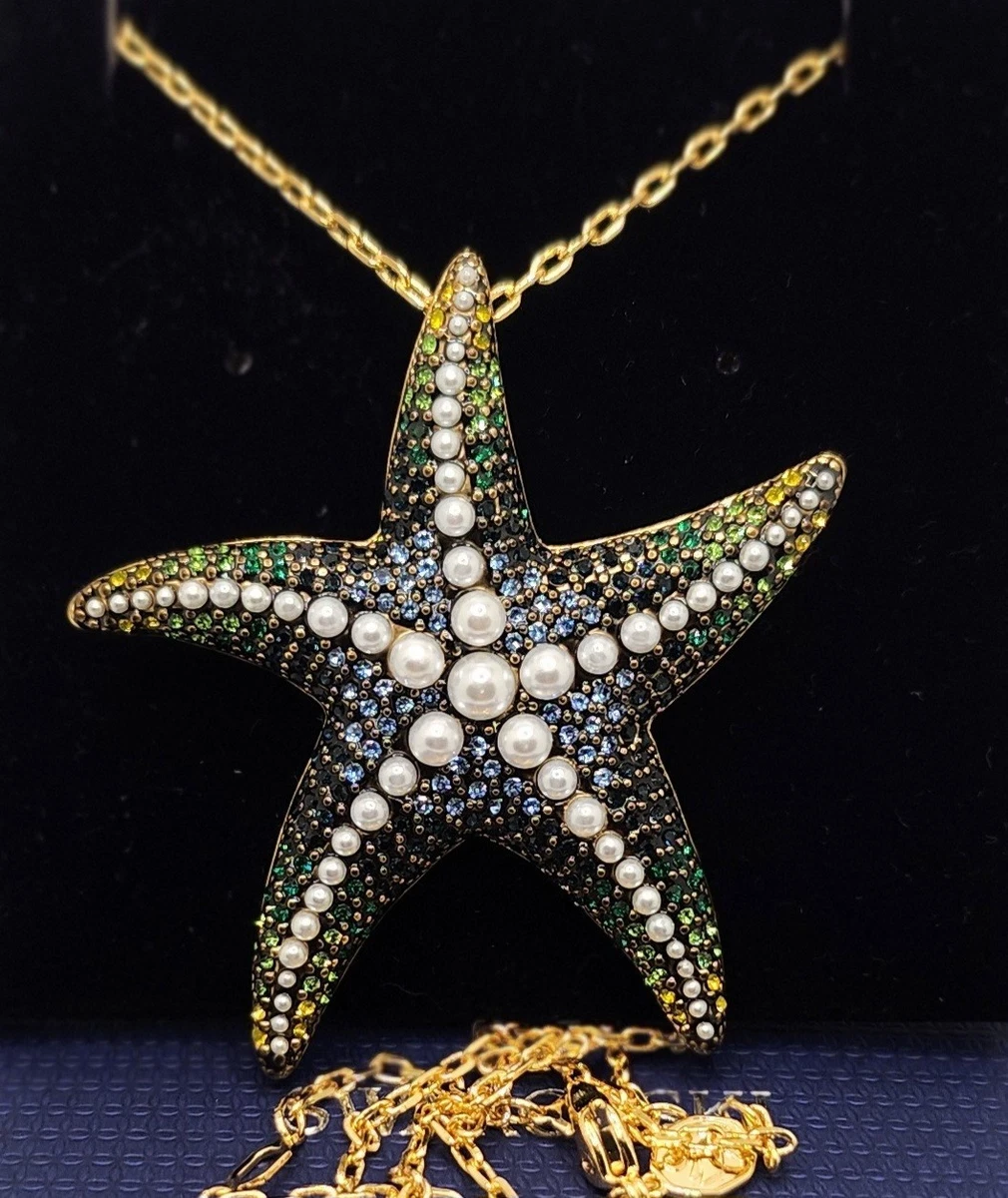 Ciondolo Stella Marina Zannone 50 mm in Argento Dorato