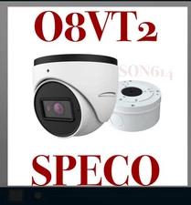 Speco O8VT2 Security IP Color Camera W/ 8MP H.265 IR 2.8mm Lens Junction Box NEW