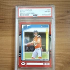 2024 Panini Donruss Bo Nix #369 Rated Rookie Press Proof Red PSA 8 Broncos