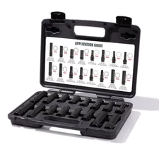 Steelman 16 Pc Locking Lug Nut Master Set Wheel Lock Key Removal Tool Kit 78537