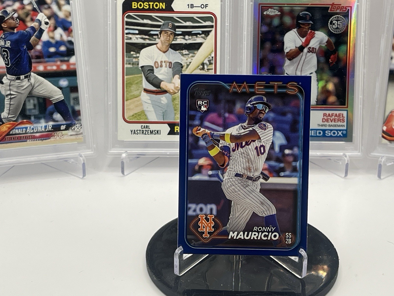 RONNY MAURICIO 2024 Topps Series 1 ROYAL BLUE Rookie RC #224 Mets Parallel