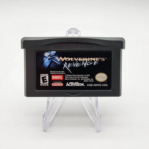X2 Wolverine's Revenge Game Boy Advance Video Game Marvel Activision