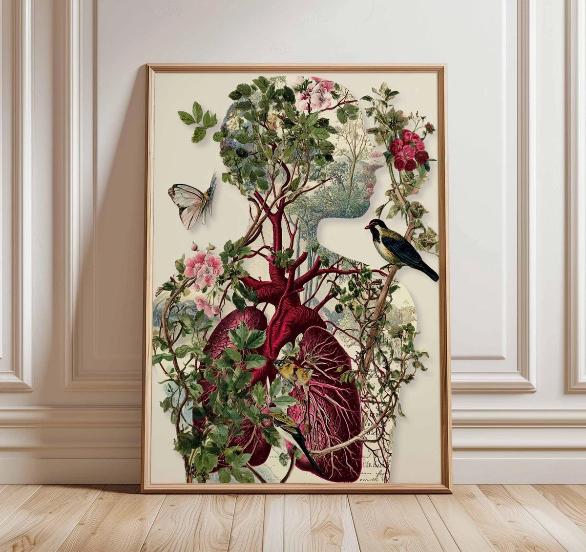 Vintage Anatomy Poster In Home Décor Posters & Prints for sale | eBay