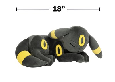 UMBREON 2026 Jazwares Pokémon 18 Inch Sleeping Umbreon Plush - New