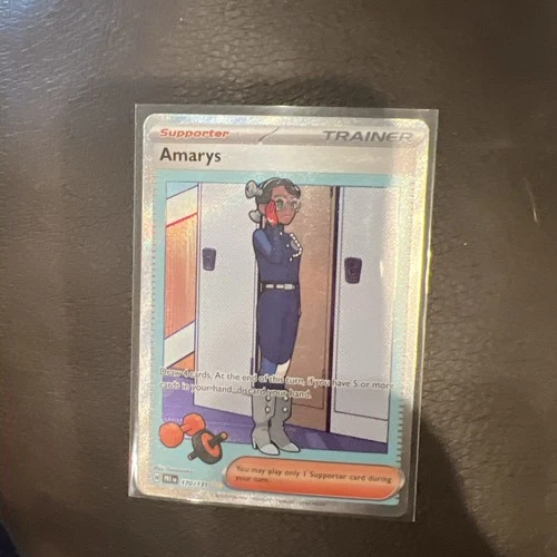 Amarys 170/131 Pokemon Prismatic Evolutions TCG - SIR Trainer Near Mint