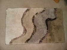 john lewis luxury bath mat brown/taupe/cream