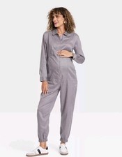 Isabel Maternity by Ingrid  Isabel Sz XS Long Sleeve Maternity Jumpsuit