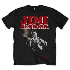 Image of X-Large (42"- 44") Unisex T-Shirt Jimi Hendrix Logo Official