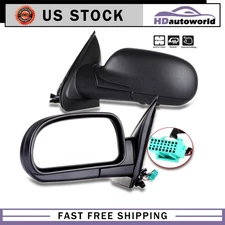Power Heated Driver Side View Mirror Left For Envoy Bravada Trailblazer Rainer