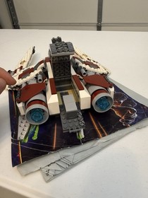 LEGO Star Wars ARC-170 Starfighter 8088 98% Complete no figs