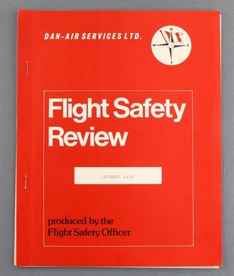Dan Air Flight Safety Review Oktober 1978 Comet Boeing 707 727 BAC 1-11 HS748