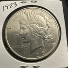 1923 Silver Peace Dollar $1 Coin