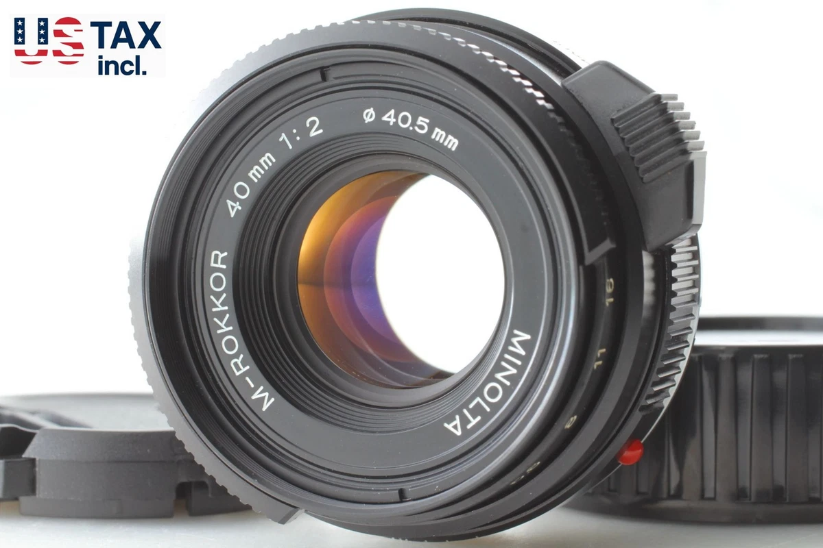 Minolta M Rokkor 40mm F2 for sale - eBay