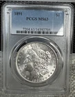 1891 Morgan Silver Dollar ~ PCGS MS63 ~ Beautiful Coin ~ Free Shipping