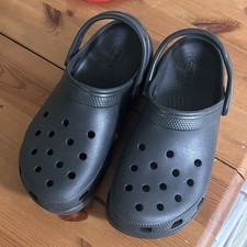 Crocs Classic Bae Platform Women's Clogs Black US 7