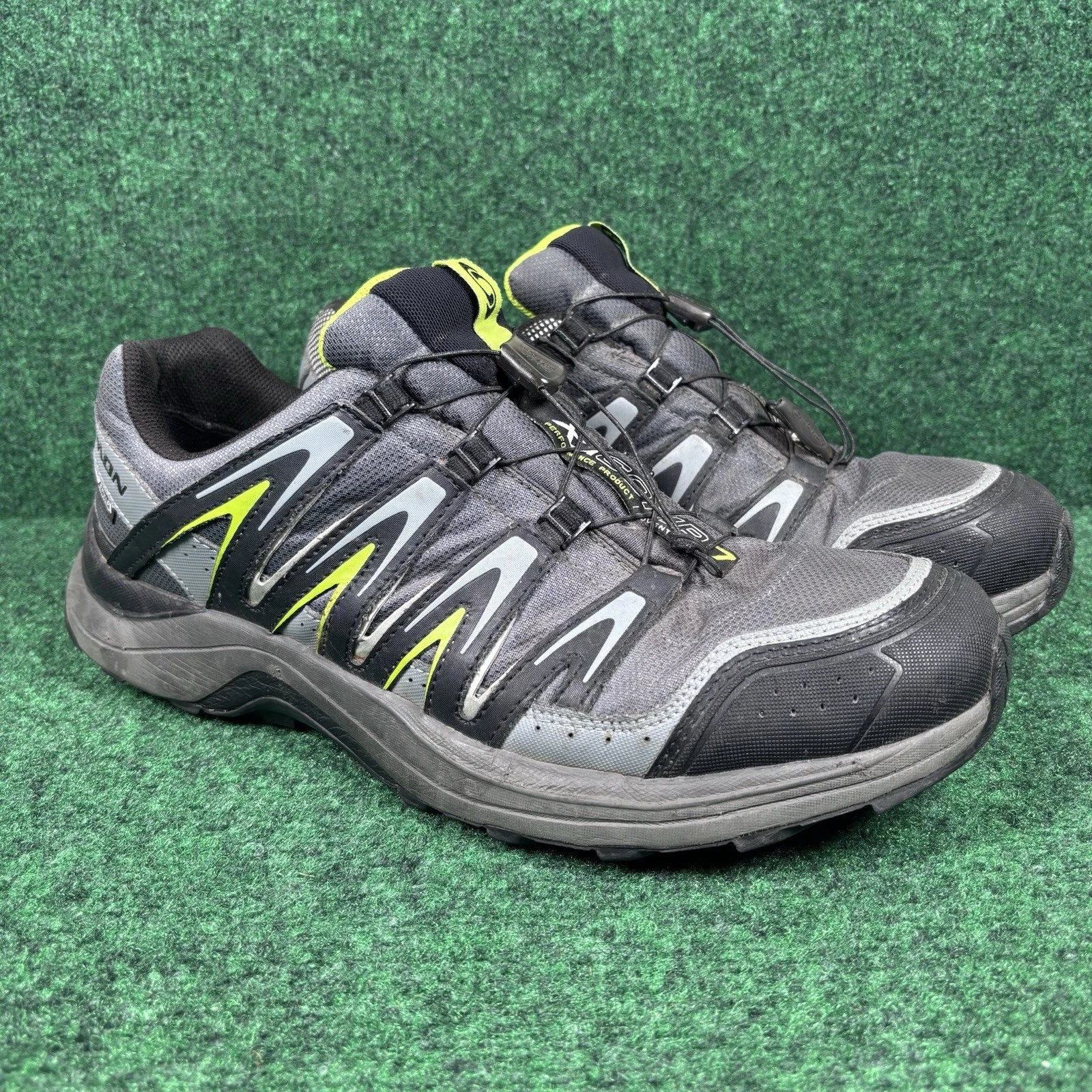 Salomon XA Comp 7 Shoes Mens Size 13.5 Gray Trail Running Hiking Sneakers