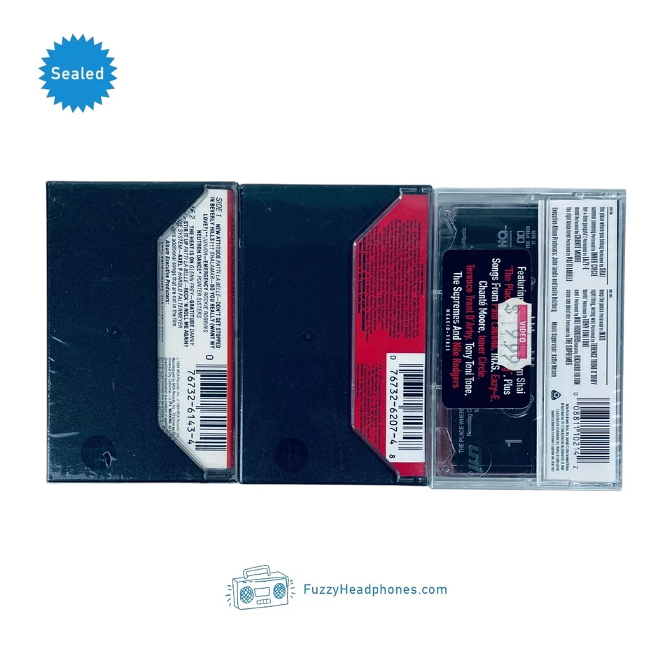 Beverly Hills Cop I, II & III Soundtrack Cassette Tapes - US 1st Press SEALED - Image 2 of 4