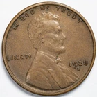 1928-D Lincoln Wheat Penny Cent Extremely Fine (XF) - Denver Mint