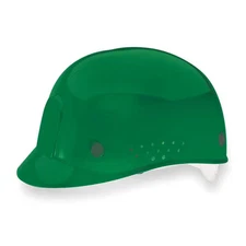 Bump Cap, Front Brim, Perforated Sides, Pinlock Suspension, 6 1/2 to 8, Green