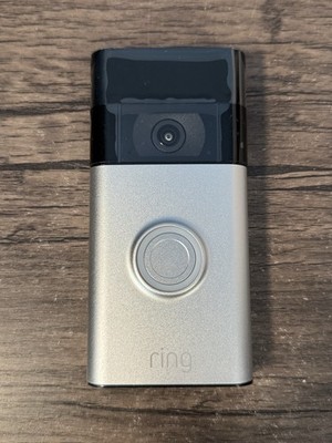 Ring Video Doorbell 2nd Gen Wireless 5UM5E5 w/Rechargeable Battery Nickel NO BOX