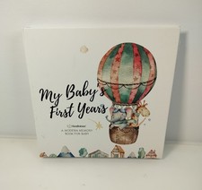 First 5 Years Baby Memory Book Girl Boy - 90 Pages Hardcover First Year Baby Bo