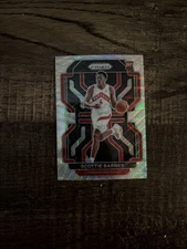 2021-22 Panini Prizm Scottie Barnes SILVER Wave Prizm Rookie #320 Raptors