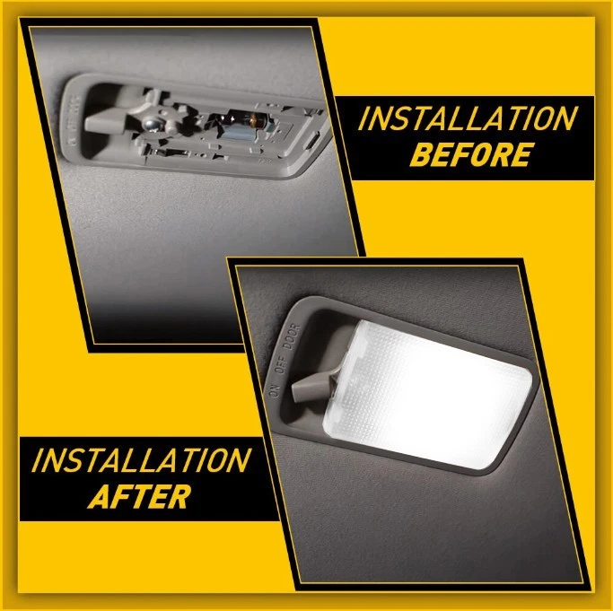 Lente de luz domo interior con LED para Toyota Celica Corolla Tercel RAV4 Foto 2 de 4