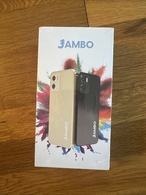 JAMBO PHONE JP1 - BLACK 6.5'' 64GB+4GB 13MP/8MP ANDROID 13 4G- Brand New Unsealed
