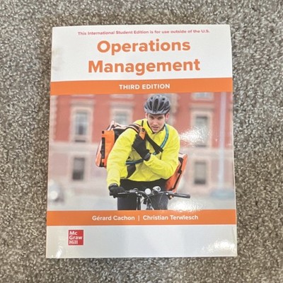 McGraw-Hill Operations Management Third Edition by Cachon & Terwiesch Paperback