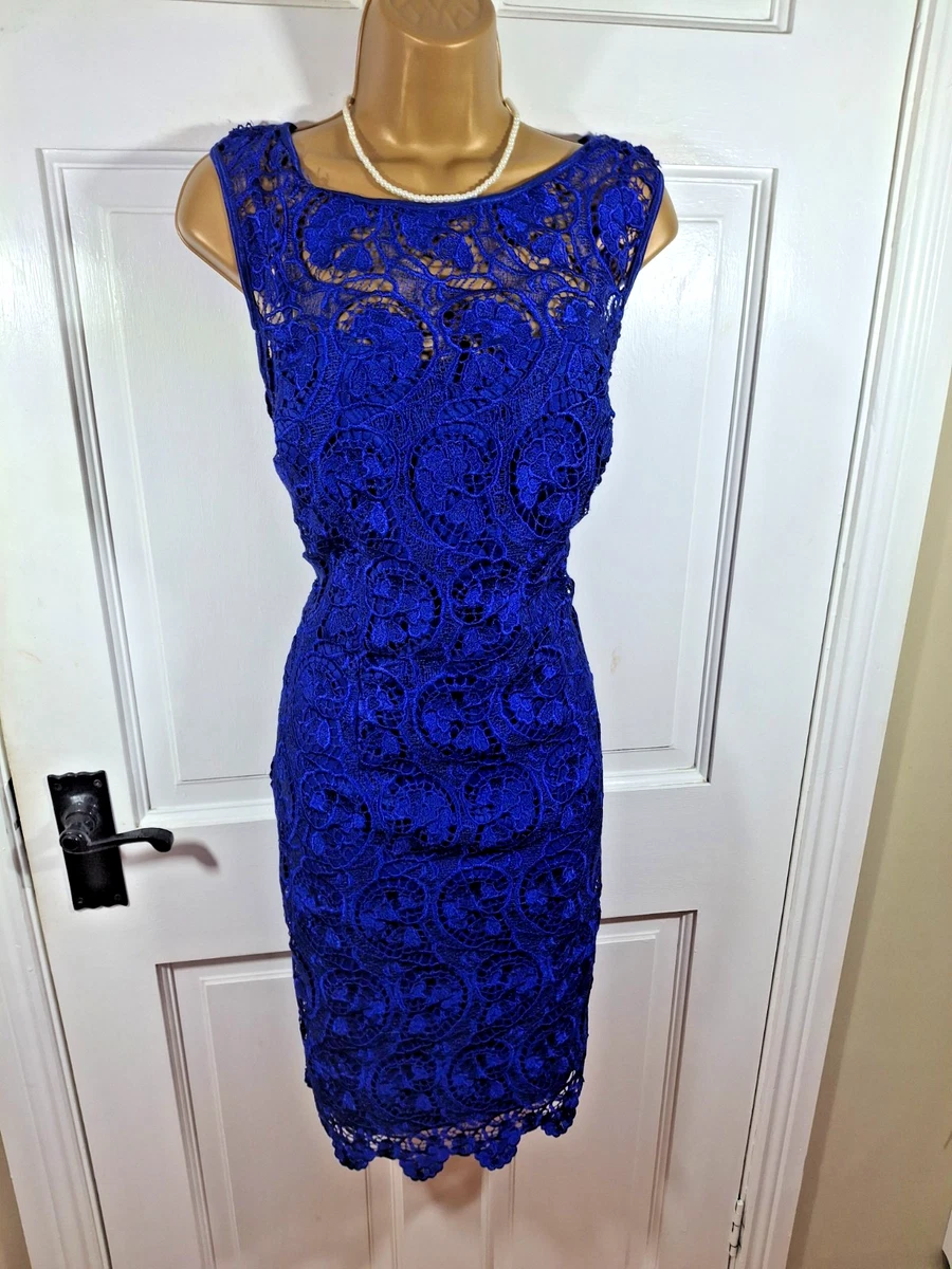 frank lyman blue lace dress Frank Lyman blue lace dress  Tonia T Boutique