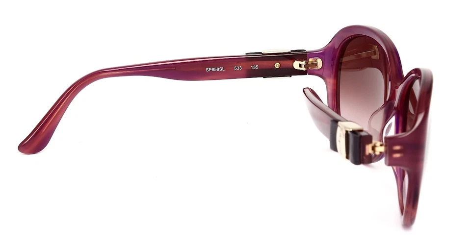 Gafas de sol redondas para mujer Salvatore Ferragamo SF658SL R1064 Foto 4 de 4