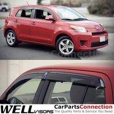 Wellvisors Window Visors 08-14 Scion Xd Sun Visors Deflectors