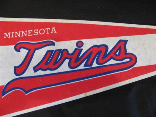 Banderín de los Mellizos de Minnesota de la MLB de 1980 - Imagen 3 de 3