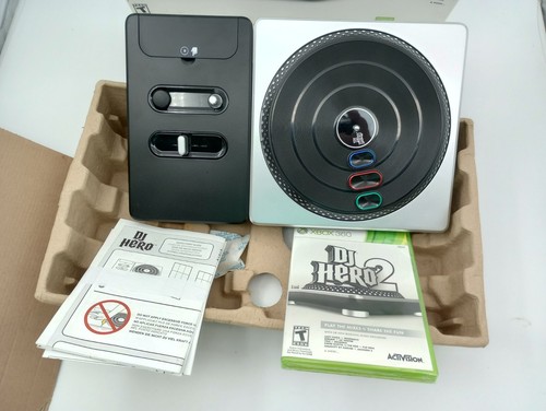 DJ Hero 2 Turntable Bundle Xbox 360 ©2010 NEW OPEN BOX - Picture 10 of 14