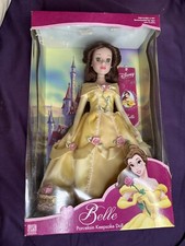 2001 Disney Princess Belle Porcelain Keepsake Doll Brand New