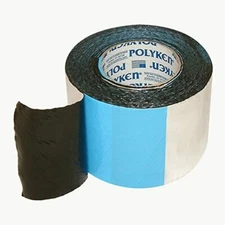 Polyken 360-45 Heavy Duty Foil/Butyl Rubber Tape, 45 mil Thick, 4" x 30 ft
