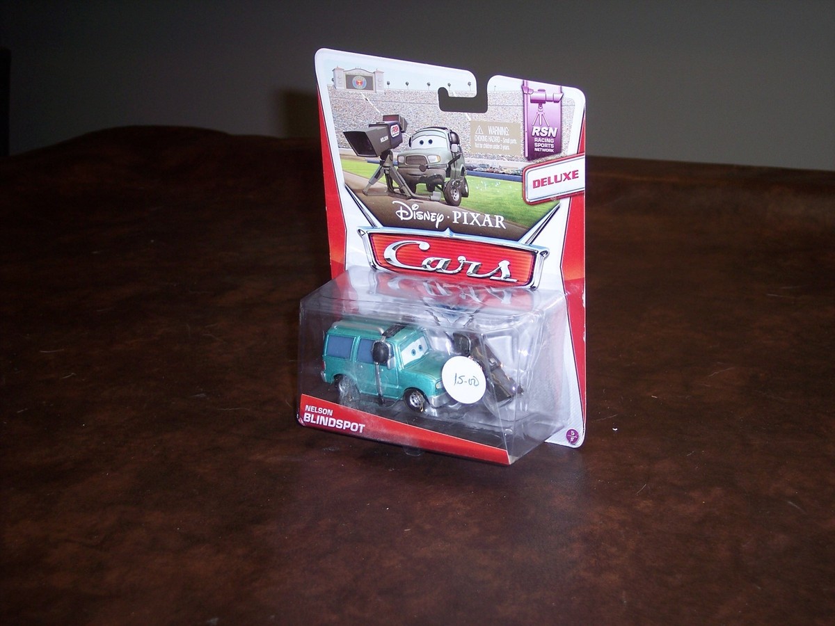 ミニカー Disney Cars NELSON BLINDSPOT Deluxe Nelson Blindspot RSN Racing Sports Network 5/8 Disney