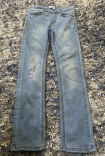 Ring Of Fire Jeans Skinny Light Blue Girls Size 14