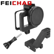 FEICHAO Metal Protective Frame Cage w/ Lens Filter/Rail Adapter for GoPro Hero8
