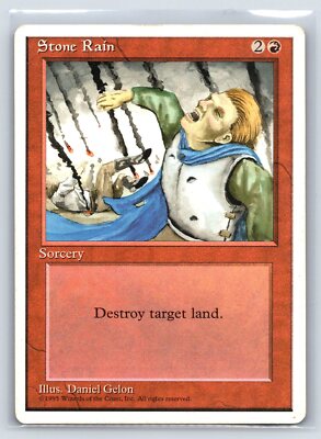 Fourth Edition # Stone Rain MTG Common