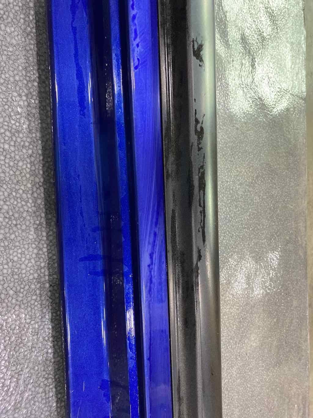 2014 - 2016 MASERATI GHIBLI OEM LEFT ROCKER MOLDING SIDE SKIRT | BLU EMOZIONE
