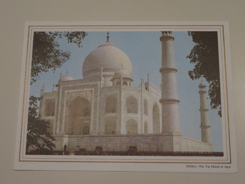 Pan Am Rainbow Service Menu  Taj Mahal 1965 =