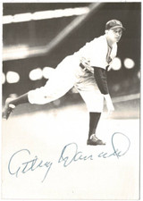 Atley Donald Yankees Autographed Signed Postcard Photo AMCo COA 21956