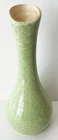 Vintage RED WING Pottery MCM Flecked Green Bud Vase # 433 Tall 7.5 Inches